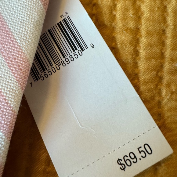 NWT TOMMY HILFIGER Men’s Tie. Pink and White Stripe MSRP $69.50  New - Picture 3 of 7